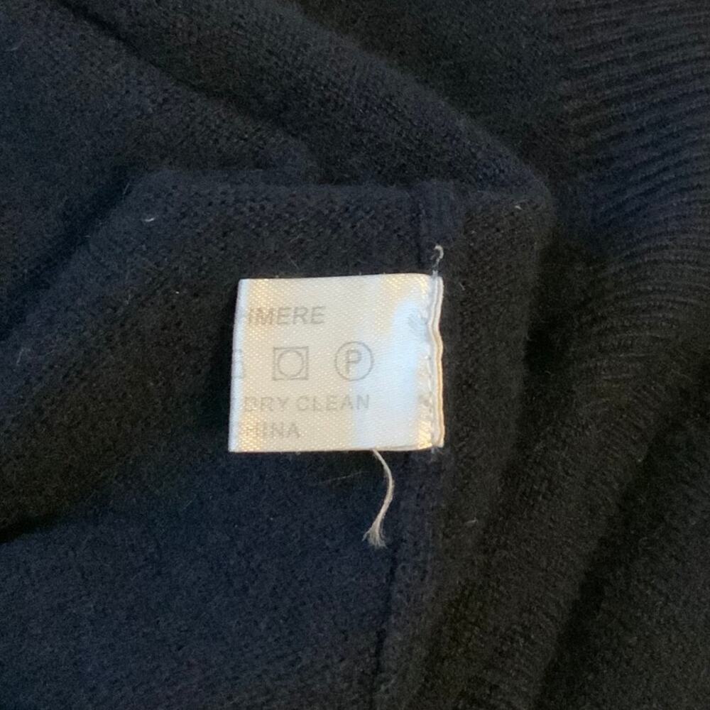 Tom James Vneck Cashmere Sweater Navy Blue Mens XL - Picture 7 of 8